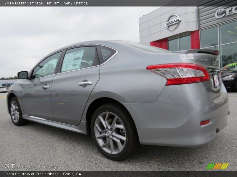 Brilliant Silver / Charcoal 2014 Nissan Sentra SR