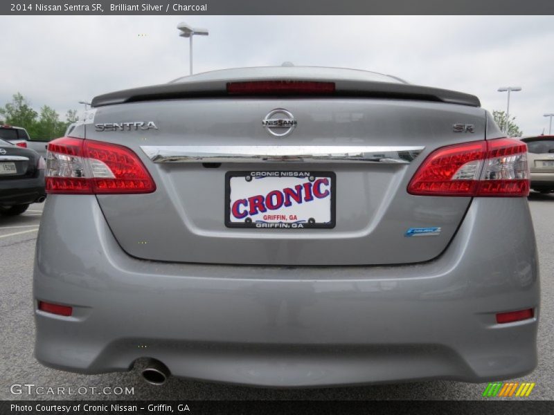 Brilliant Silver / Charcoal 2014 Nissan Sentra SR