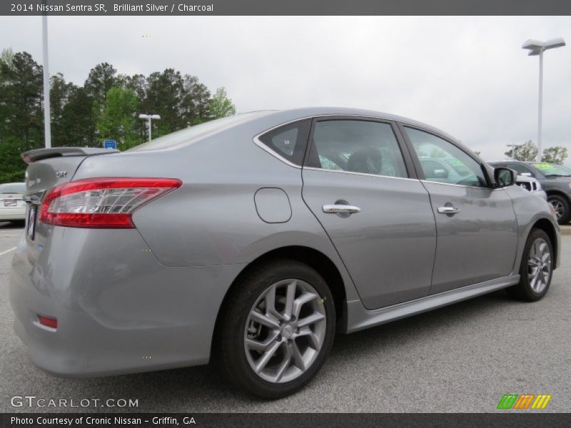 Brilliant Silver / Charcoal 2014 Nissan Sentra SR