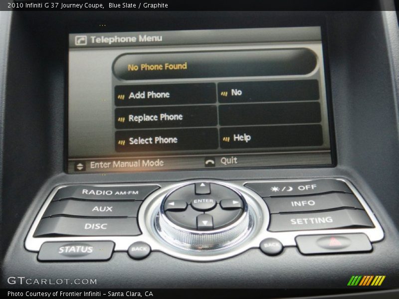 Blue Slate / Graphite 2010 Infiniti G 37 Journey Coupe
