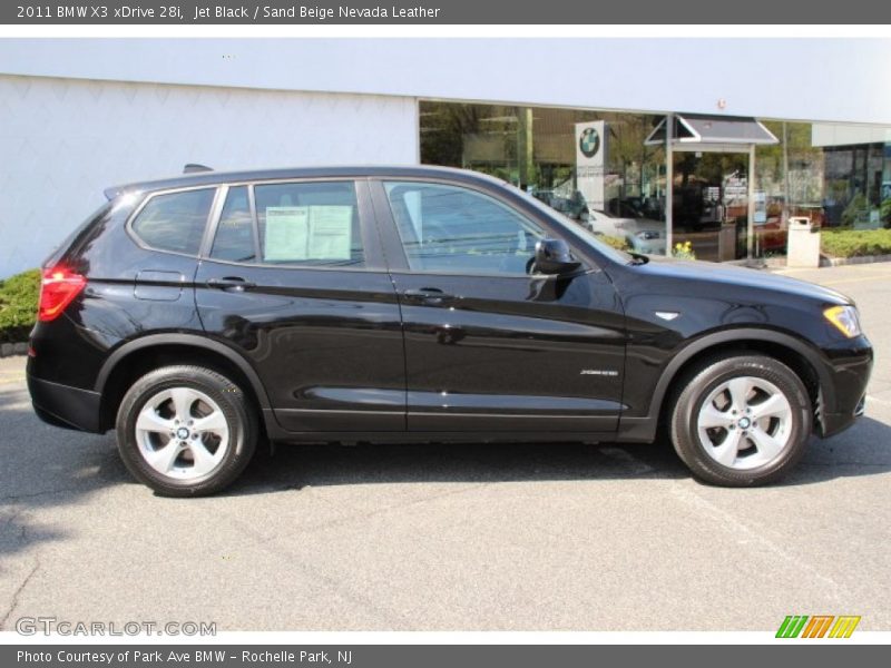 Jet Black / Sand Beige Nevada Leather 2011 BMW X3 xDrive 28i