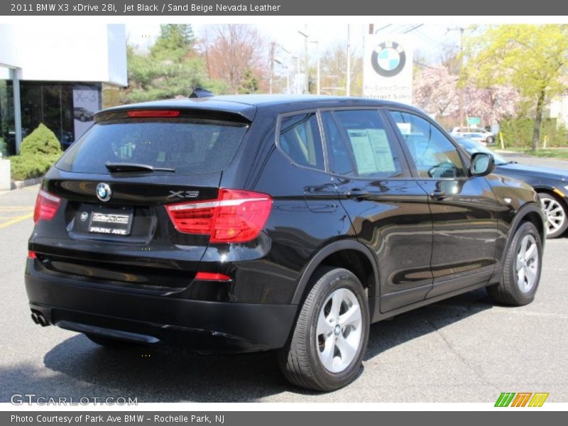 Jet Black / Sand Beige Nevada Leather 2011 BMW X3 xDrive 28i