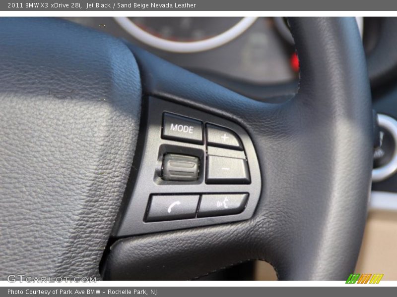 Jet Black / Sand Beige Nevada Leather 2011 BMW X3 xDrive 28i