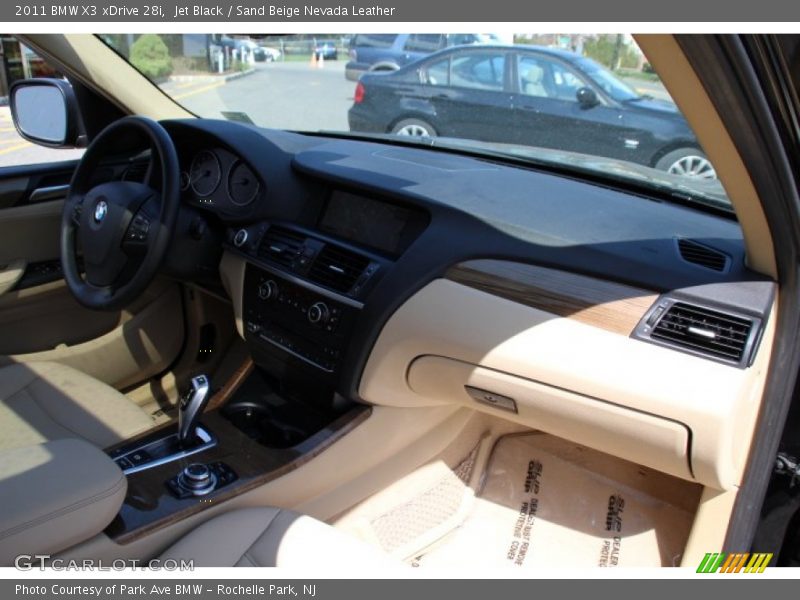 Jet Black / Sand Beige Nevada Leather 2011 BMW X3 xDrive 28i