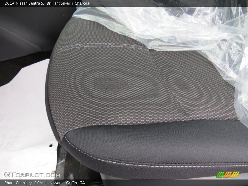 Brilliant Silver / Charcoal 2014 Nissan Sentra S