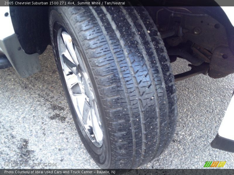 Summit White / Tan/Neutral 2005 Chevrolet Suburban 1500 Z71 4x4
