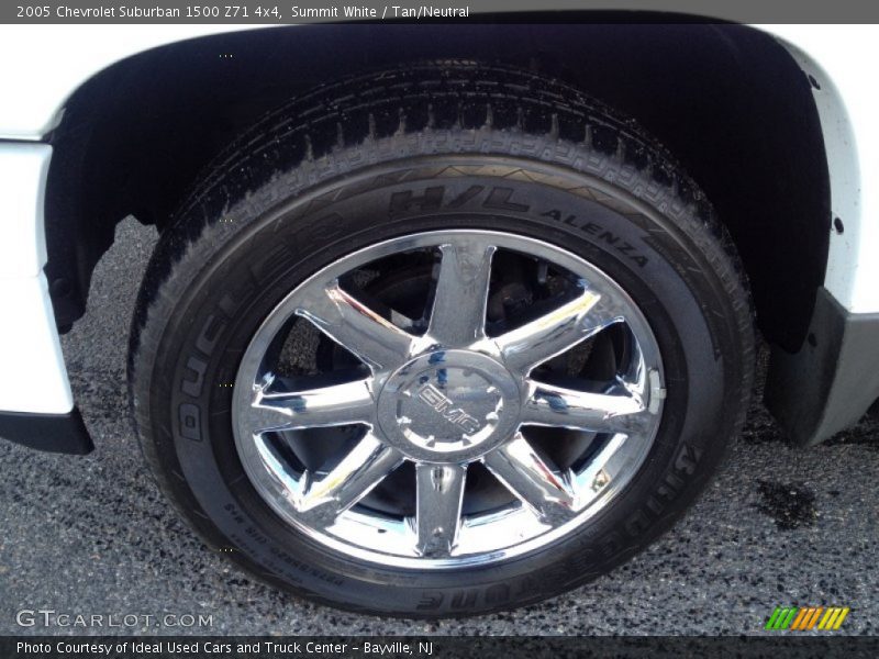Summit White / Tan/Neutral 2005 Chevrolet Suburban 1500 Z71 4x4