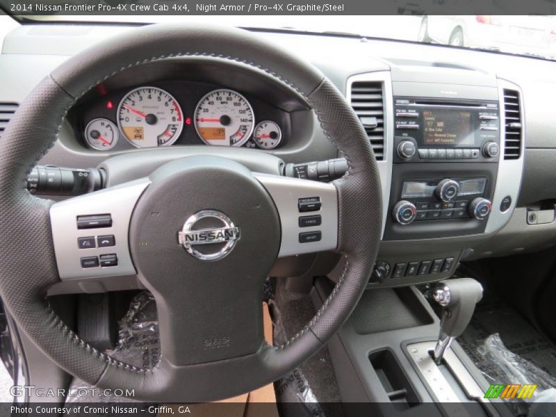 Dashboard of 2014 Frontier Pro-4X Crew Cab 4x4