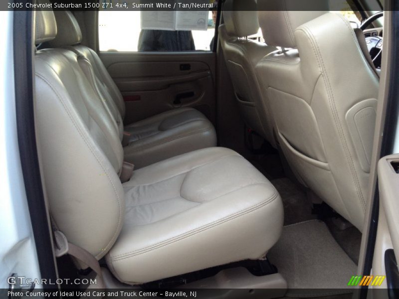 Summit White / Tan/Neutral 2005 Chevrolet Suburban 1500 Z71 4x4