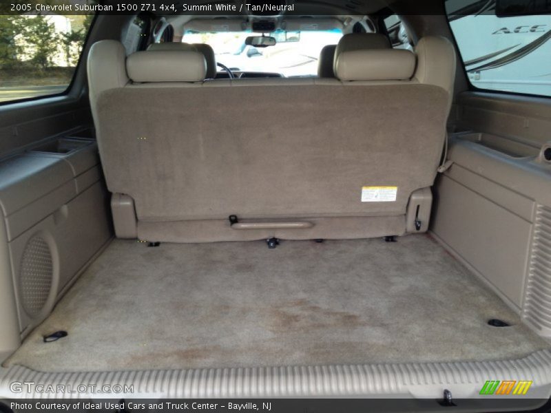 Summit White / Tan/Neutral 2005 Chevrolet Suburban 1500 Z71 4x4