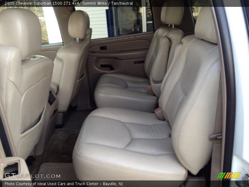 Summit White / Tan/Neutral 2005 Chevrolet Suburban 1500 Z71 4x4