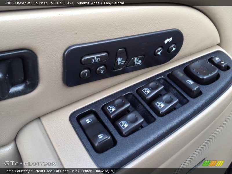 Summit White / Tan/Neutral 2005 Chevrolet Suburban 1500 Z71 4x4