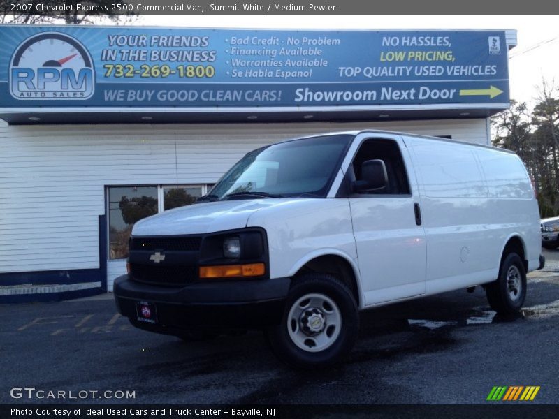Summit White / Medium Pewter 2007 Chevrolet Express 2500 Commercial Van