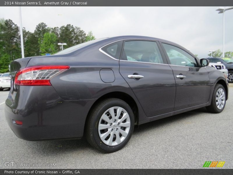 Amethyst Gray / Charcoal 2014 Nissan Sentra S