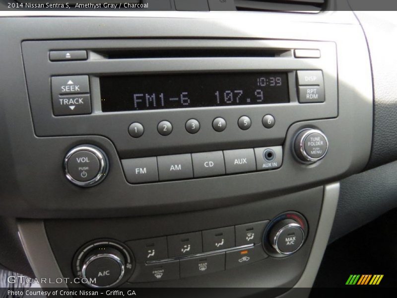 Amethyst Gray / Charcoal 2014 Nissan Sentra S