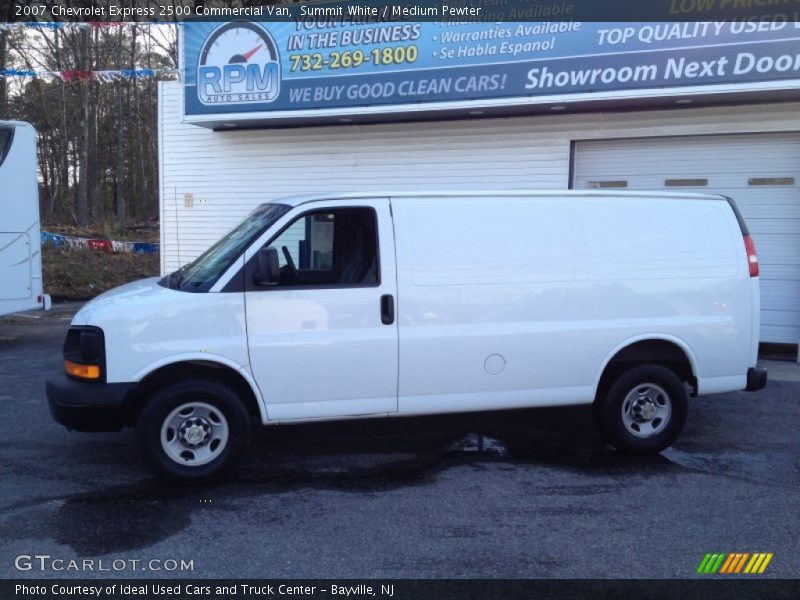 Summit White / Medium Pewter 2007 Chevrolet Express 2500 Commercial Van