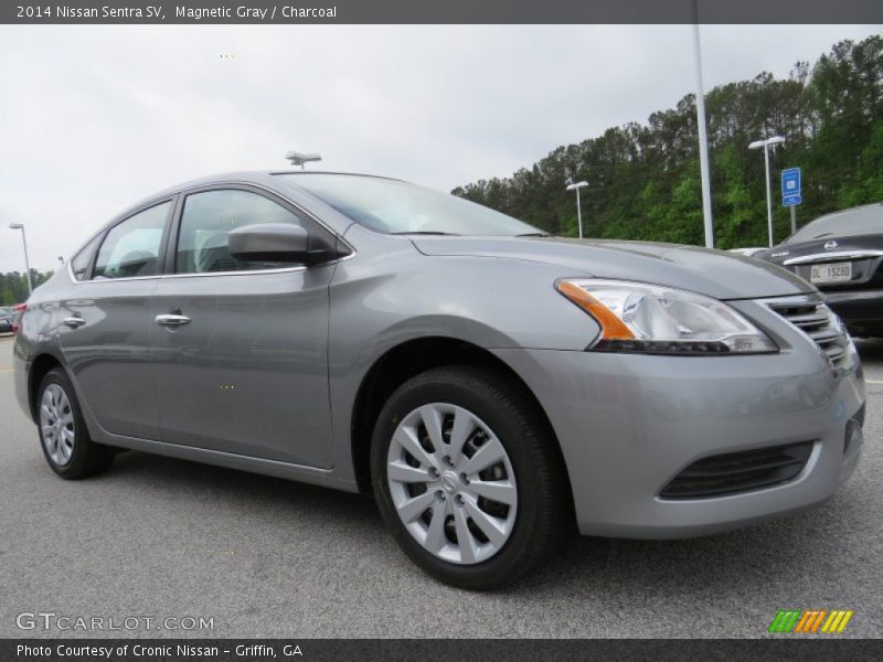 Magnetic Gray / Charcoal 2014 Nissan Sentra SV
