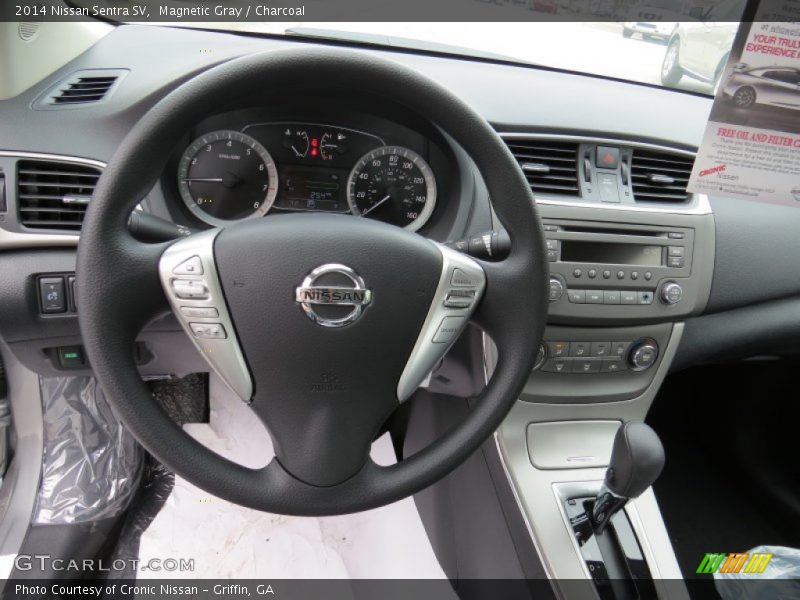 Magnetic Gray / Charcoal 2014 Nissan Sentra SV