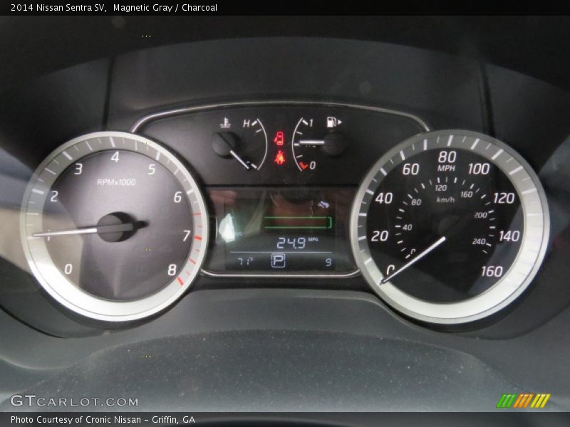 Magnetic Gray / Charcoal 2014 Nissan Sentra SV