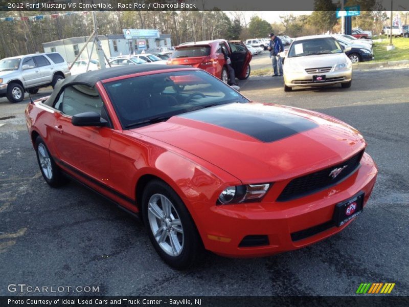 Race Red / Charcoal Black 2012 Ford Mustang V6 Convertible