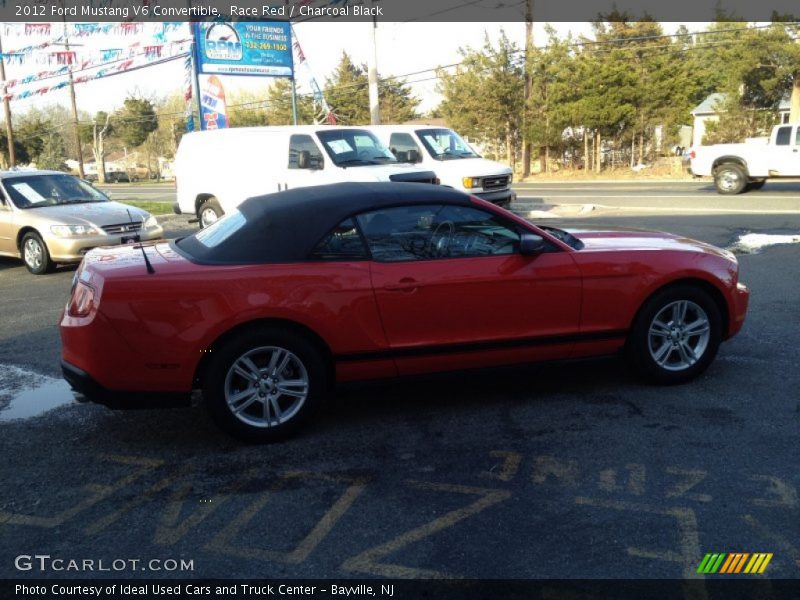 Race Red / Charcoal Black 2012 Ford Mustang V6 Convertible