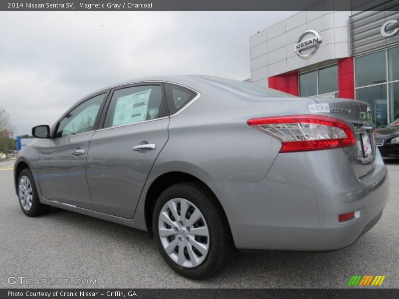 Magnetic Gray / Charcoal 2014 Nissan Sentra SV