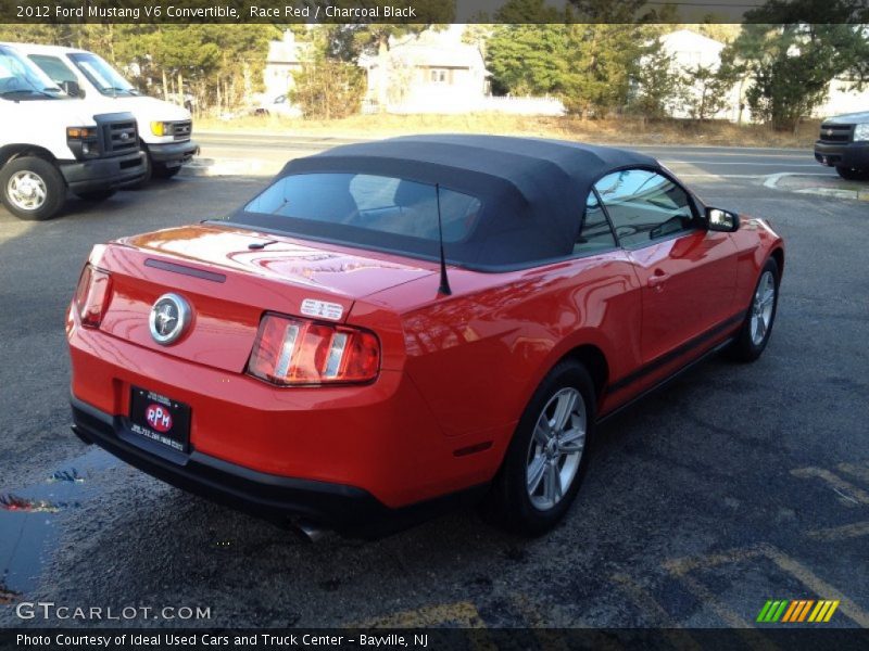 Race Red / Charcoal Black 2012 Ford Mustang V6 Convertible