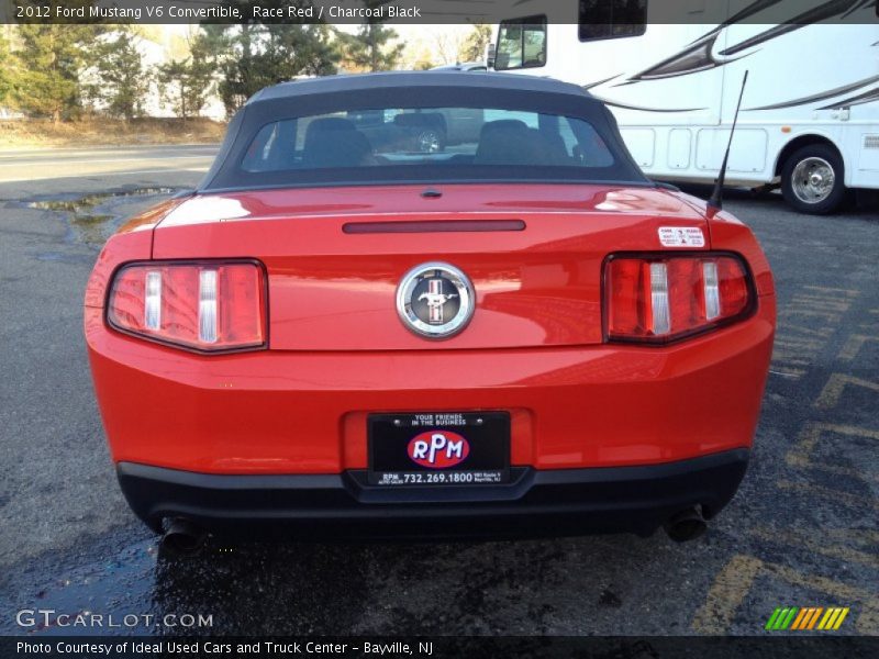 Race Red / Charcoal Black 2012 Ford Mustang V6 Convertible
