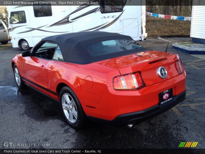 Race Red / Charcoal Black 2012 Ford Mustang V6 Convertible