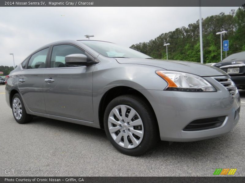 Magnetic Gray / Charcoal 2014 Nissan Sentra SV
