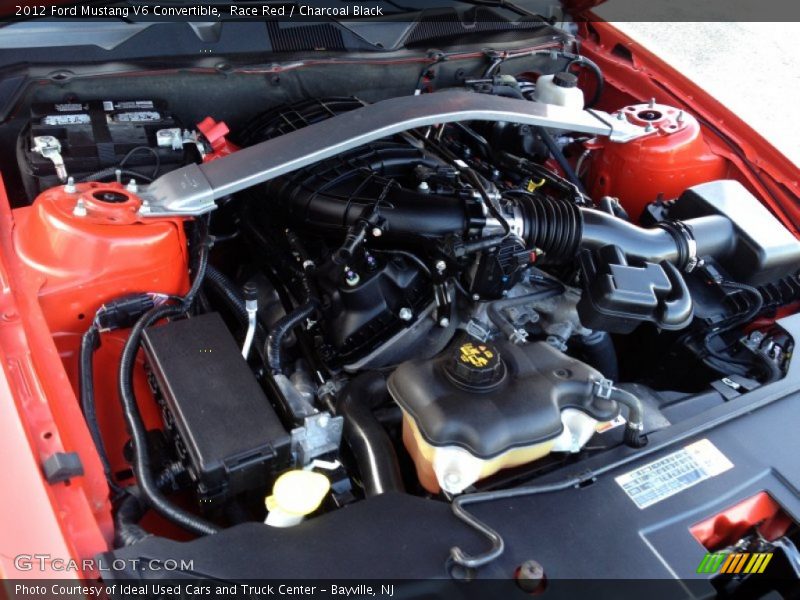 Race Red / Charcoal Black 2012 Ford Mustang V6 Convertible