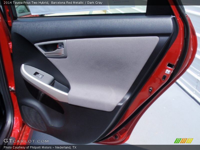 Barcelona Red Metallic / Dark Gray 2014 Toyota Prius Two Hybrid