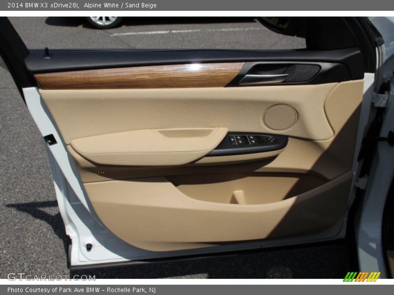 Alpine White / Sand Beige 2014 BMW X3 xDrive28i