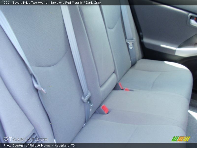 Barcelona Red Metallic / Dark Gray 2014 Toyota Prius Two Hybrid