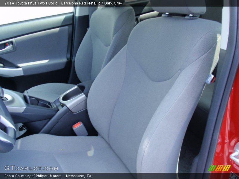 Barcelona Red Metallic / Dark Gray 2014 Toyota Prius Two Hybrid