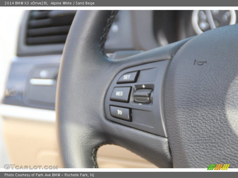 Alpine White / Sand Beige 2014 BMW X3 xDrive28i