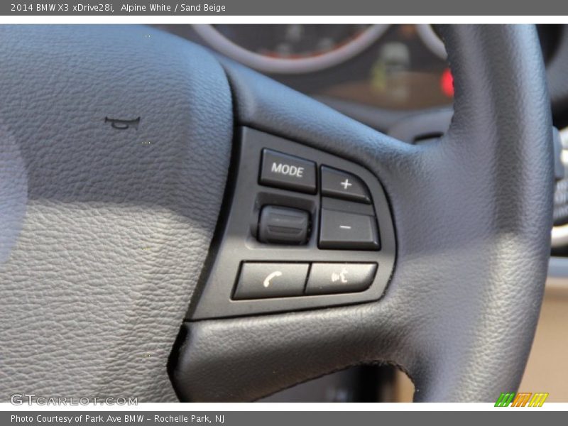 Alpine White / Sand Beige 2014 BMW X3 xDrive28i