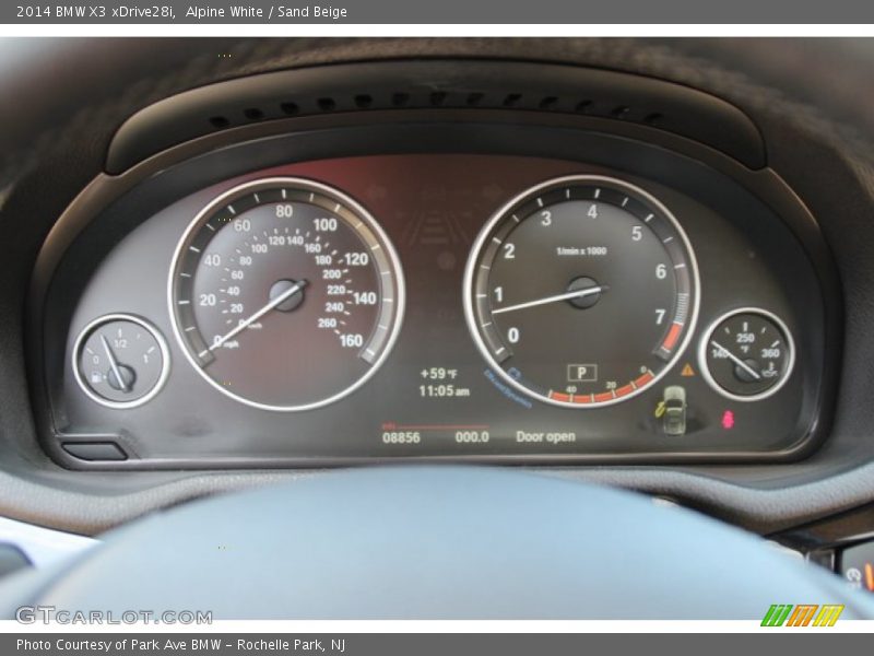 Alpine White / Sand Beige 2014 BMW X3 xDrive28i