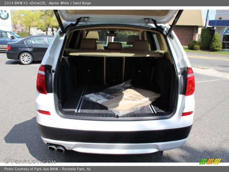 Alpine White / Sand Beige 2014 BMW X3 xDrive28i