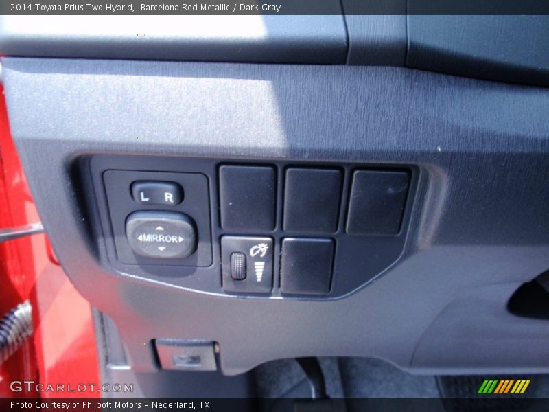 Barcelona Red Metallic / Dark Gray 2014 Toyota Prius Two Hybrid