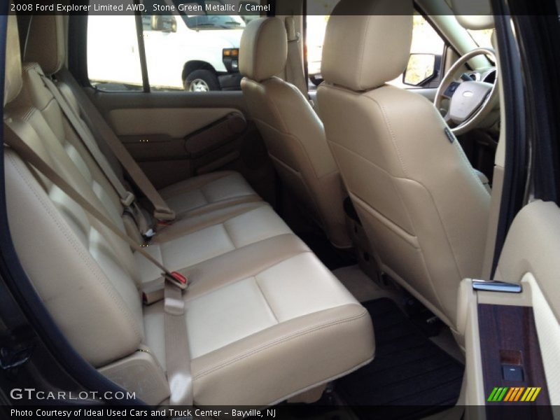 Stone Green Metallic / Camel 2008 Ford Explorer Limited AWD