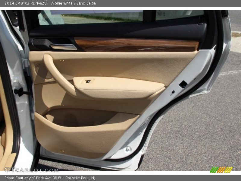 Alpine White / Sand Beige 2014 BMW X3 xDrive28i