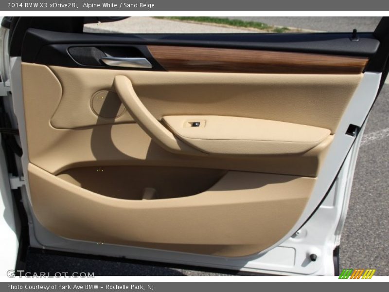 Alpine White / Sand Beige 2014 BMW X3 xDrive28i