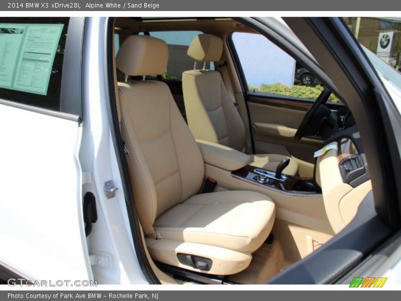 Alpine White / Sand Beige 2014 BMW X3 xDrive28i
