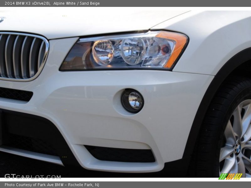 Alpine White / Sand Beige 2014 BMW X3 xDrive28i