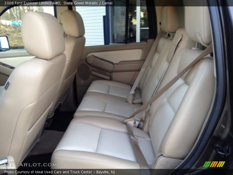 Stone Green Metallic / Camel 2008 Ford Explorer Limited AWD