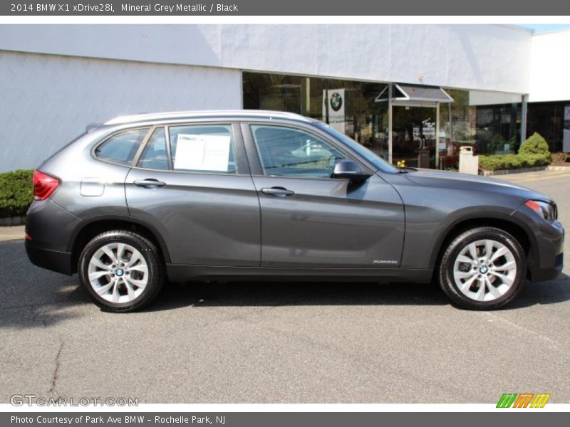 Mineral Grey Metallic / Black 2014 BMW X1 xDrive28i