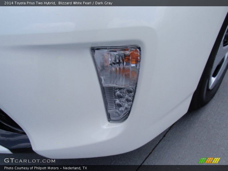Blizzard White Pearl / Dark Gray 2014 Toyota Prius Two Hybrid