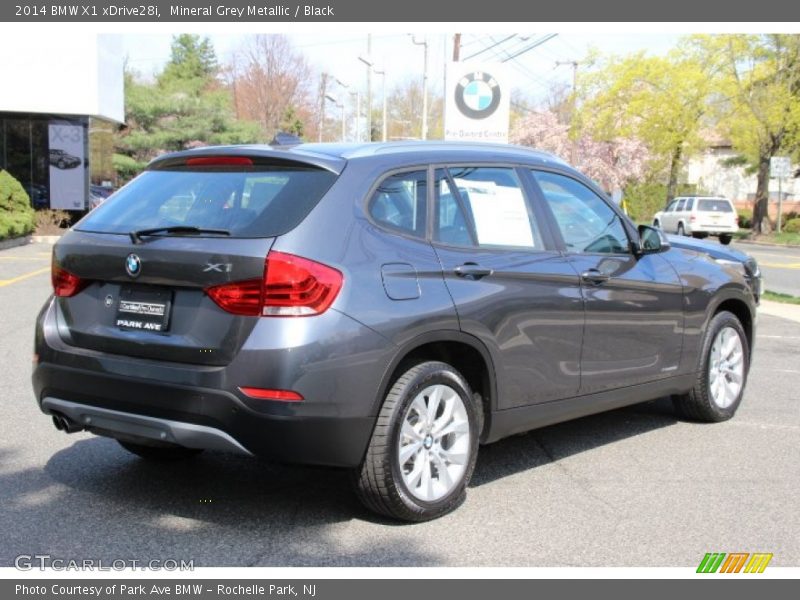 Mineral Grey Metallic / Black 2014 BMW X1 xDrive28i
