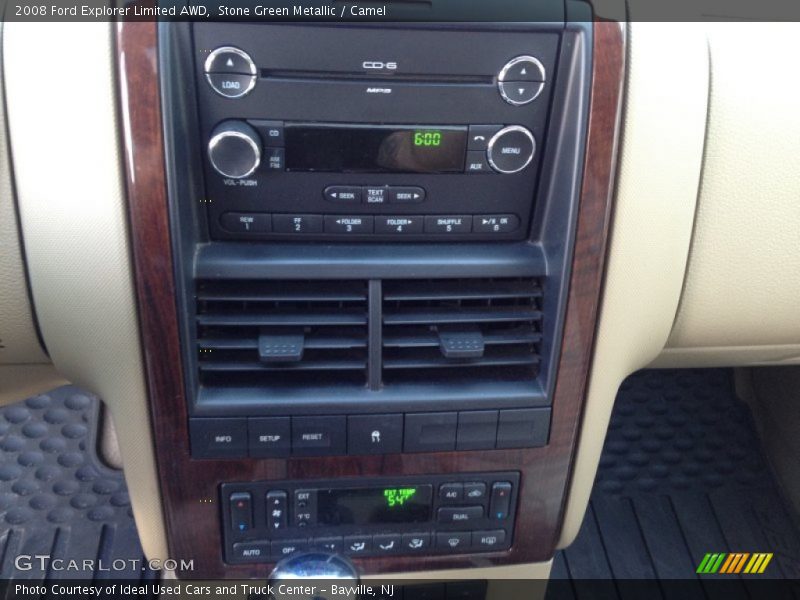 Stone Green Metallic / Camel 2008 Ford Explorer Limited AWD